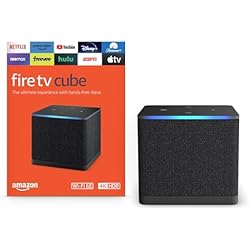 Fire TV Cube 4K スマートスピーカー Amazon.com: Fire TV Cube con control remoto por voz Alexa Pro